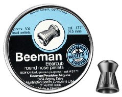 Beeman Bearcub .177 Cal, 8.09 Grains, Round Nose, 500/Tin