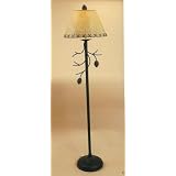Pine Cone Tree Branch Pinecone Pinecones Twig Cabin Lodge Home Decor Standing Metal Floor Lamp with Shade Home Decor Lighting
