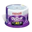 Maxell DVD+R 15PK SPN 16X Write-once DVD+R Spindle, 15 Pack