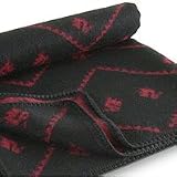Alpaca wool throw, 'Inca Duck Shadow'