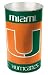 Miami Hurricanes 15 Waste Basket