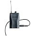 Shure P2R Hybrid Bodypack Receiver with 8 Selectable UHF Frequencies and Headphone Limiter