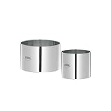 from Kuchenprofi 4 Piece Rosti Ring Set 2x6cm & 2x8cm - Stainless Steel (Model KP09050004)