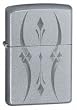 Zippo "Pristine Curves" Satin Chrome Lighter, 21155, NEW