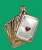 Playing Cards 46 Ornament - set of 6