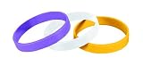 Nike Youth Baller ID Bands - Purple/White/Yellow
