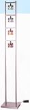 LAMPS BEAUTIFUL Quad Contemporary Glass and Steel Floor Lamp by Litesource--Excellent customer service--see our feedback.