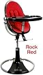 Bloom Fresco Loft High Chair - Black/Red