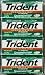 Trident Sugarless Chewing Gum, Spearmint 12X18 Sticks