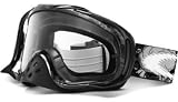 OAKLEY　ＭＸ ＣＲＯＷＢＡＲ ゴーグル ０１ー７０４（ホワイトスカル・ジェットブラック／クリア） ホワイトクローバー
