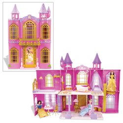 Childrens Toyshop  Toys : Disney Princess Enchanted Tales Deluxe Princess Castle