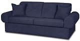 Fairview Royal faux suede Hudson Sofa