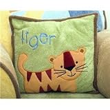 T is for Tiger Throw Pillow