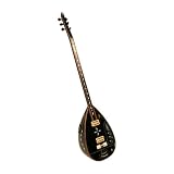 Baglama Saz, Elec, Pro, Dark w Lines
