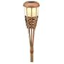 Malibu LZ604BSM32 Bamboo Solar Island Torch with Flickering Amber LEDs