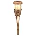 Malibu LZ604BSM32 Bamboo Solar Island Torch with Flickering Amber LEDs