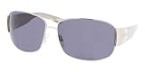 RALPH LAUREN EYEWEAR - POLO RALPH LAUREN RA4015 102/87 LIGHT SILVER GRAY METAL SUNGLASSES.