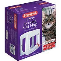PetSafe Staywell 4-Way Locking Cat Flap, White