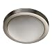 Quorum 3505-13-65 Decorative Ceiling Mount, Satin Nickel Finish with Satin Opal Glass