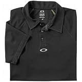 Oakley Men’s Render Polo, Black, Large