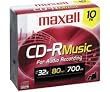 Maxell CDR-80MU/10 32x CD-R For Music - 10 Pack