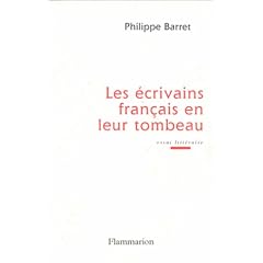 Les ecrivains fran�ais en leur tombeau