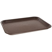 Carlisle CT1014-69 13.87" Length x 10.75" Width x 0.79" Height, Chocolate Color, Polypropylene Cafe Standard Tray, Pack of 24