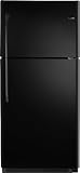 Frigidaire FFHT2126LB Black 20.6 Cubic Foot Top Freezer Refrigerator with Store-More Organization S