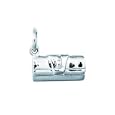 Sterling Silver Clutch Purse Charm'