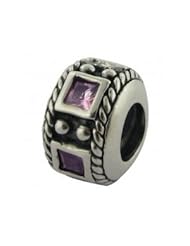 Authentic Biagi Alexandrite June Birthstone Charm Bead for European Bead Bracelets Fits Most Brands