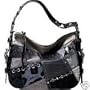 Coach Factory Tonal Patchwork Zoe in Black/Multi F12901