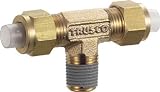 TRUSCO クイックシール継手 チーズ φ8X6 呼びR1/4 TS8X602T