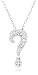 10k Choice of White or Yellow Gold Diamond Question Mark Pendant (.02 cttw, I-J Color, I2-I3 Clarity)