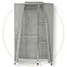 Seville Classics SHE16181 Closet Room Organizer With Zippered Cover