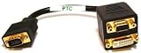 Premium Quality VGA to VGA and DVI Splitter Gold Series Cable
