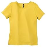 Hanes Silver for Her - Ladies Scoop Neck T-Shirt Canary-S