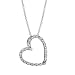 1/10ctw Diamond Heart Pendant in 14k White Gold (I/I1)