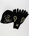 Apparel : Paul Frank The Beanie & Glove Set in Dark Black,Accessories for Women