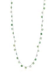 Margo Morrison New York Faceted Teardrop-Shaped Chrysoprase Necklace, 35"