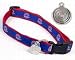 Chicago Cubs Baseball Dog Collar - Small