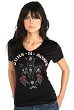 SWAG Guns N Roses Cross V-Neck T-Shirt