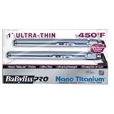 BaBylissPRO Nano Titanium - Blue - Straightening Iron Set, 1 inch Ultra Thin Duo Set
