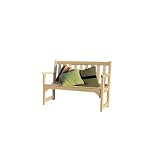 Rustic Natural Cedar English Garden Settee