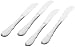 Ginkgo Celine Platinum Butter Spreaders, Set of 4