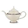 Lenox Hancock Platinum Ivory China Teapot