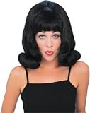 60's Flip Wigs Halloween Wigs Black