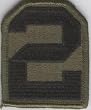 2nd Army Subdued Patch