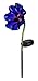 Regal Art & Gift Mini Solar Poppy Stake, Purple/Pink
