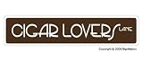 CIGAR LOVERS - Street Sign - smoker box cuban shop gift novelty street sign