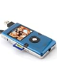 Coby Snapp HD Camcorder with 2-inch LCD Electronic Viewfinder and 720p HD Resolution, Blue